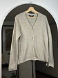 Cardigan beige jaspeado - Miniatura 1
