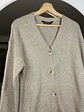 Cardigan beige jaspeado - Miniatura 3