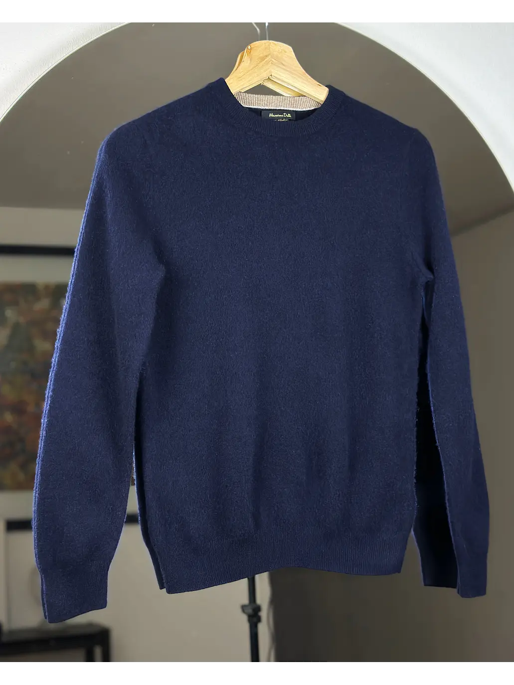 Chaleco azul marino lana 1