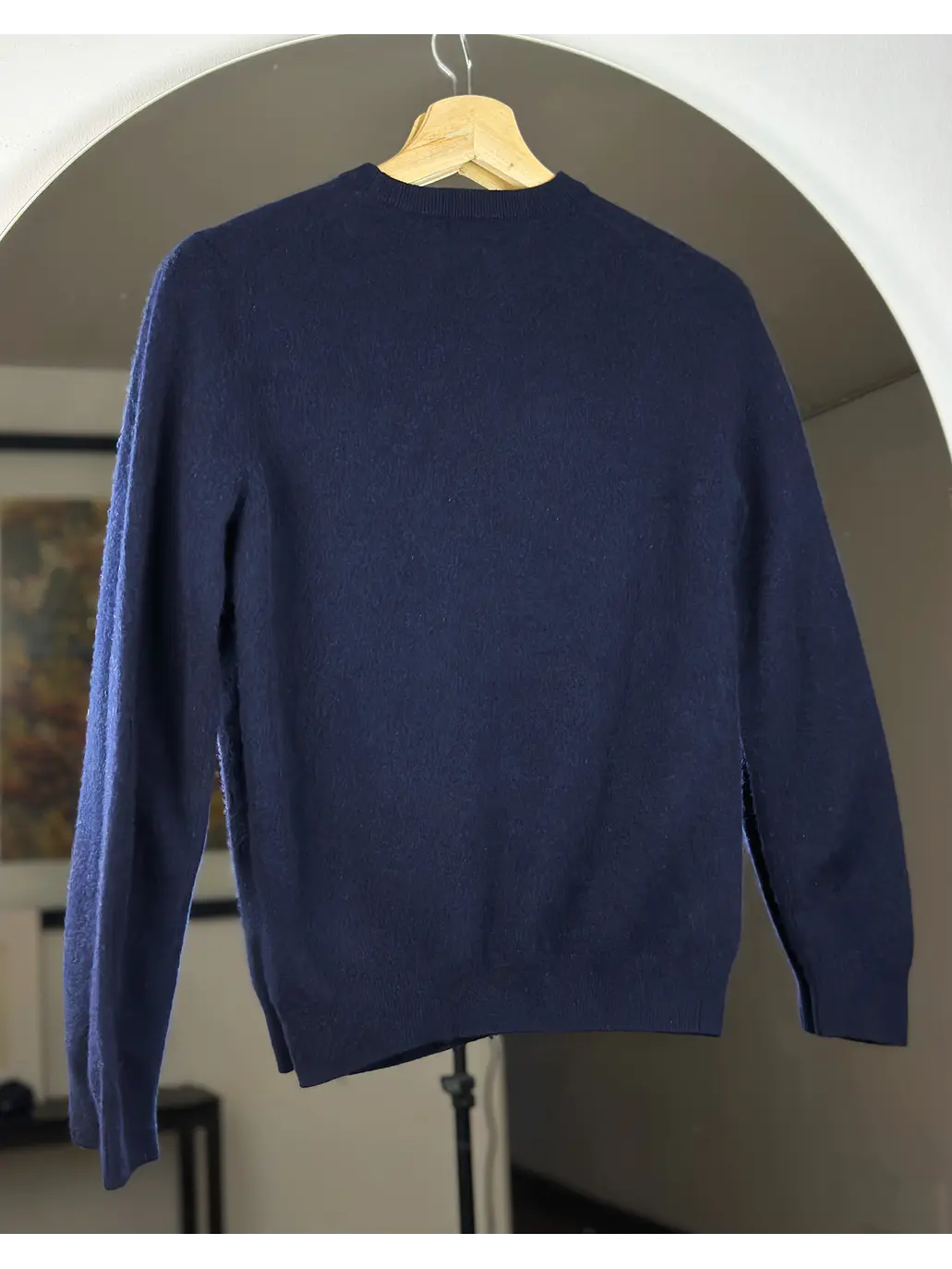 Chaleco azul marino lana 4