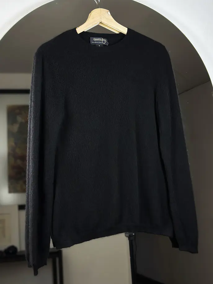 Chaleco negro cachemira 1