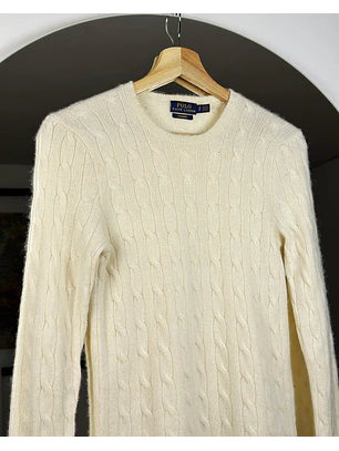 Chaleco crema cachemira