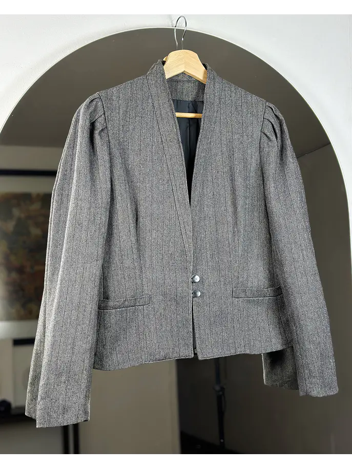 Blazer de paño espiga 1