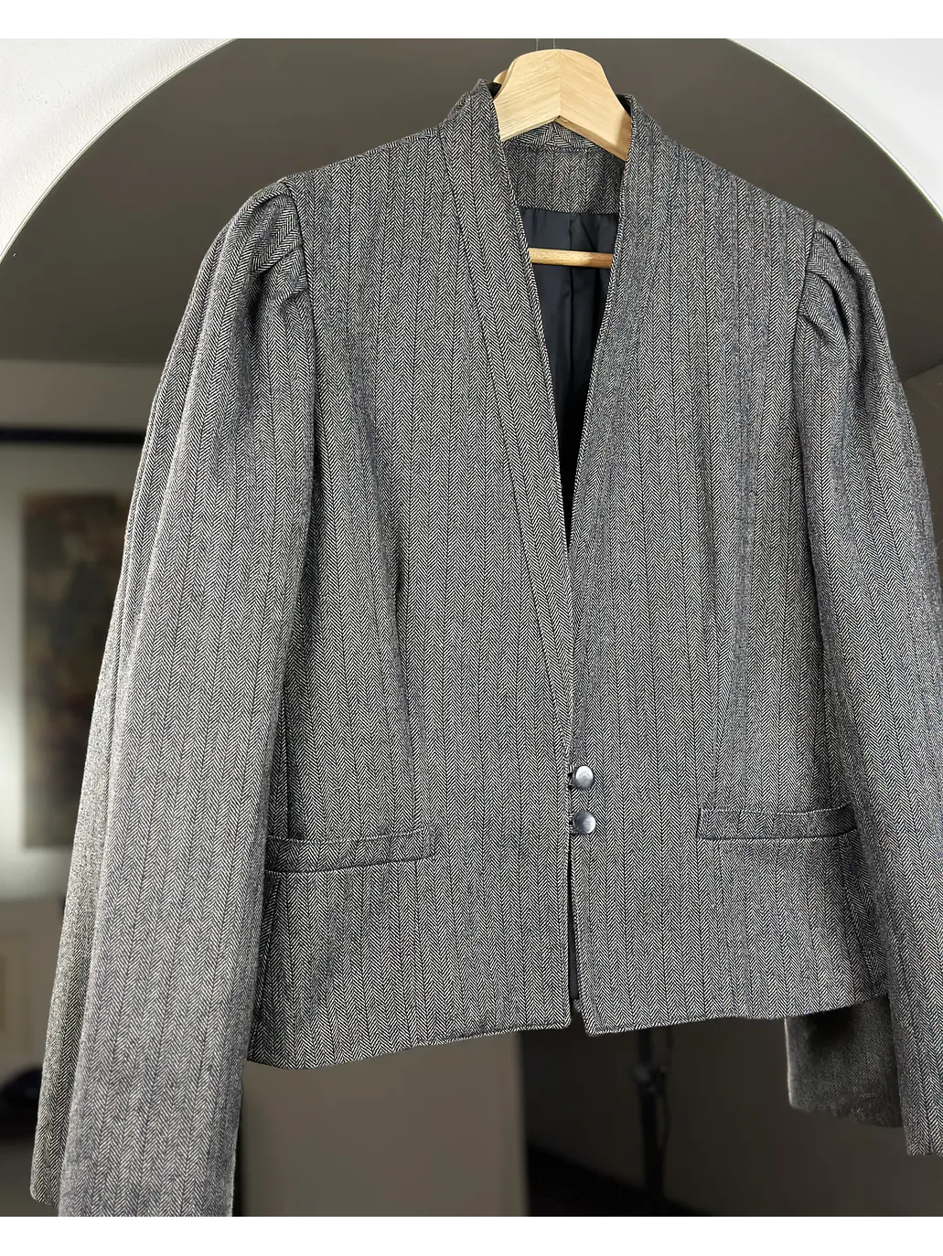 Blazer de paño espiga 2
