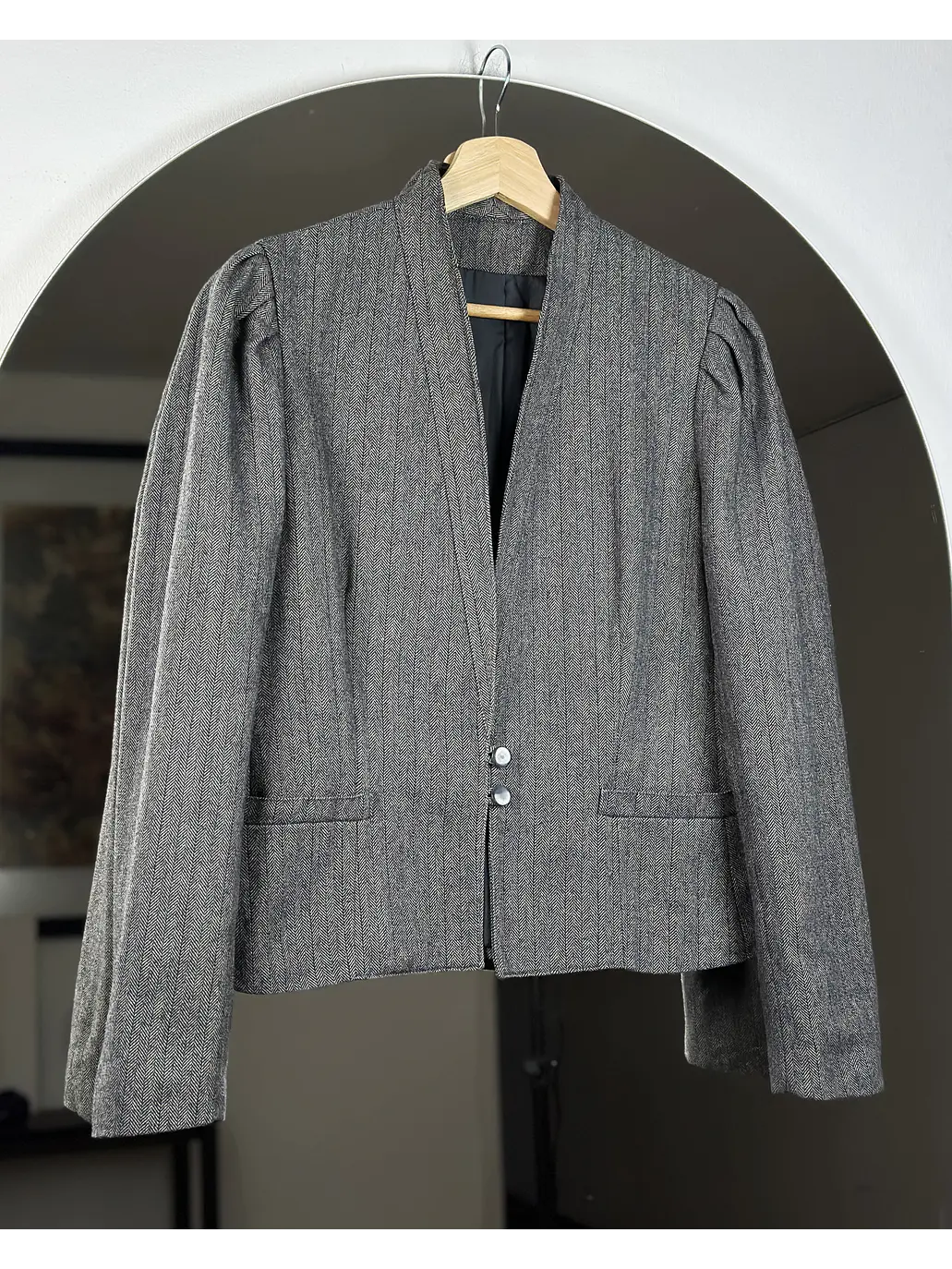 Blazer de paño espiga 4