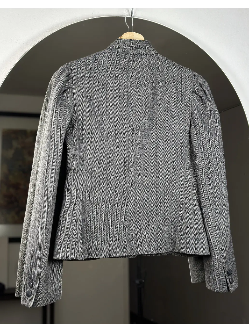 Blazer de paño espiga 5