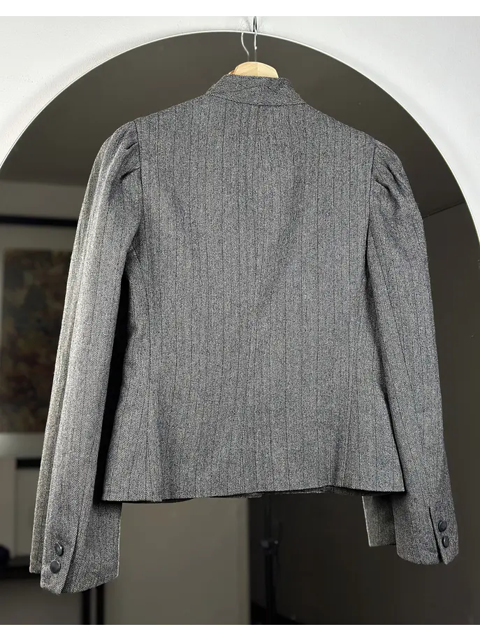 Blazer de paño espiga 5