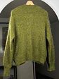 Cardigan verde jaspeado - Miniatura 4