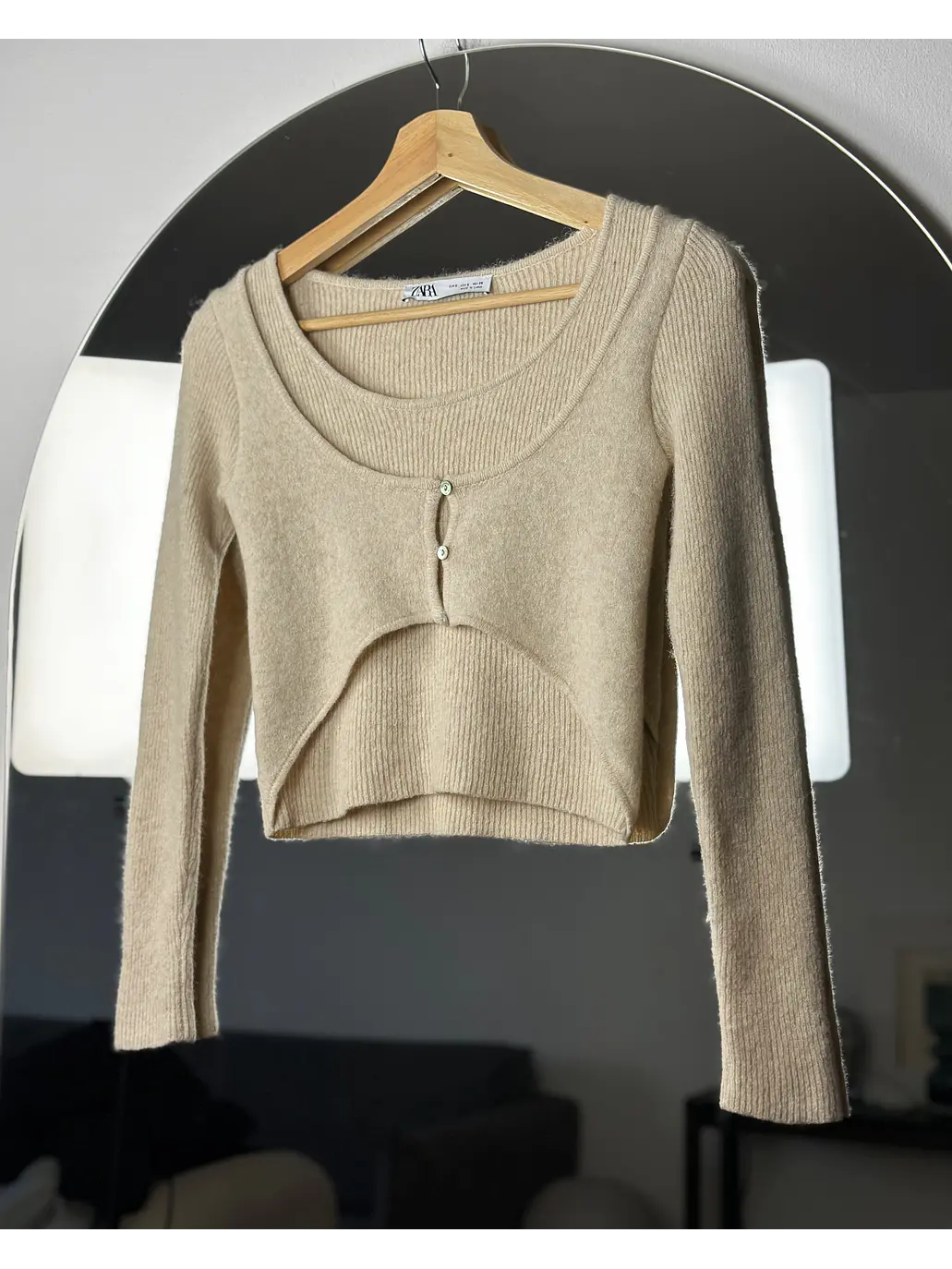 Top lana beige 1
