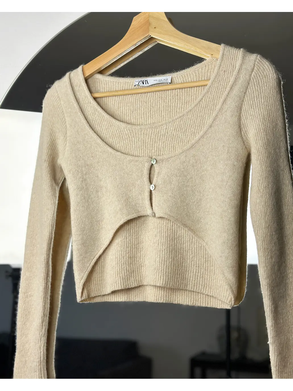 Top lana beige 2