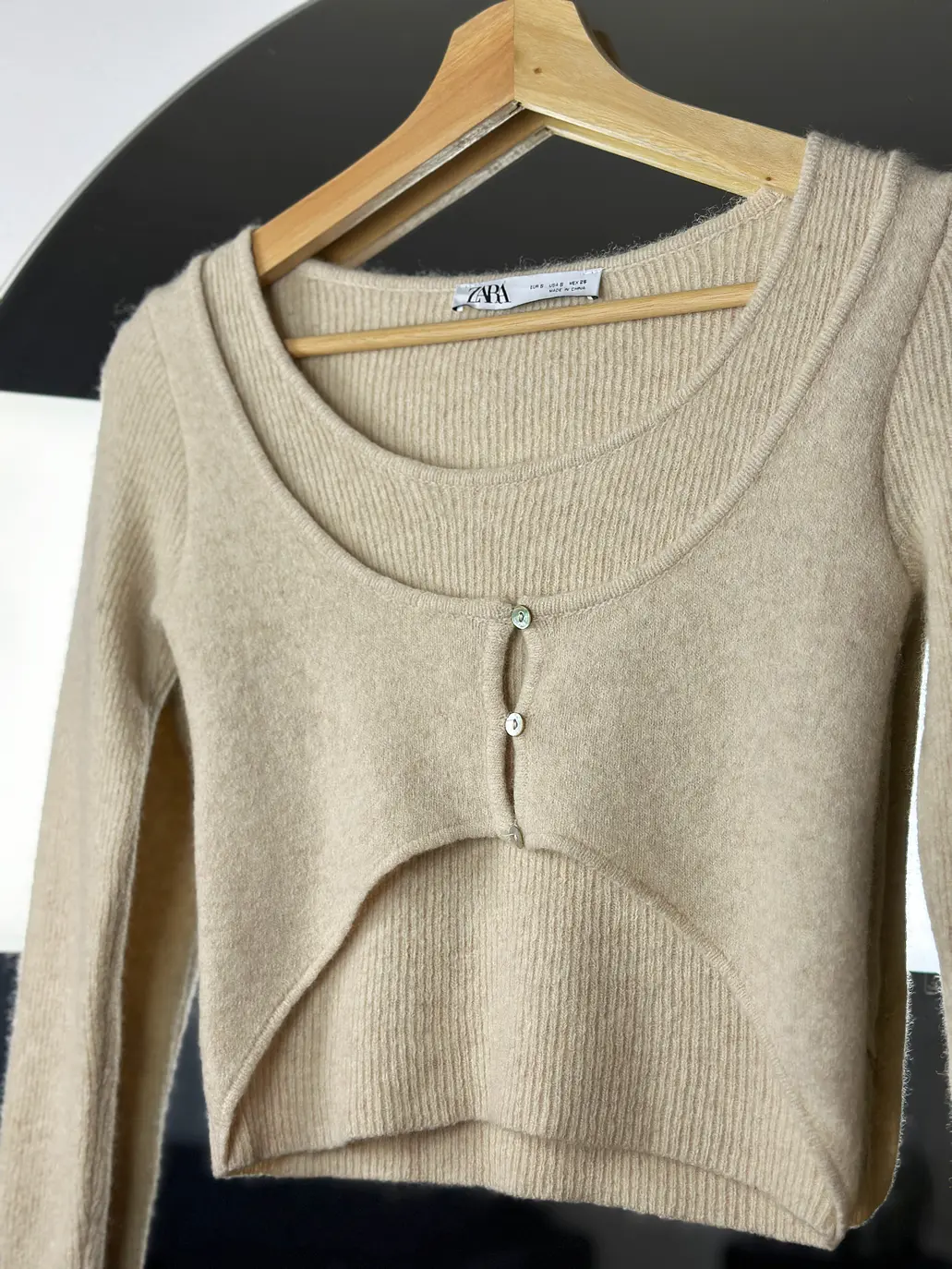 Top lana beige 3