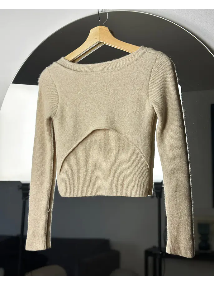 Top lana beige 4
