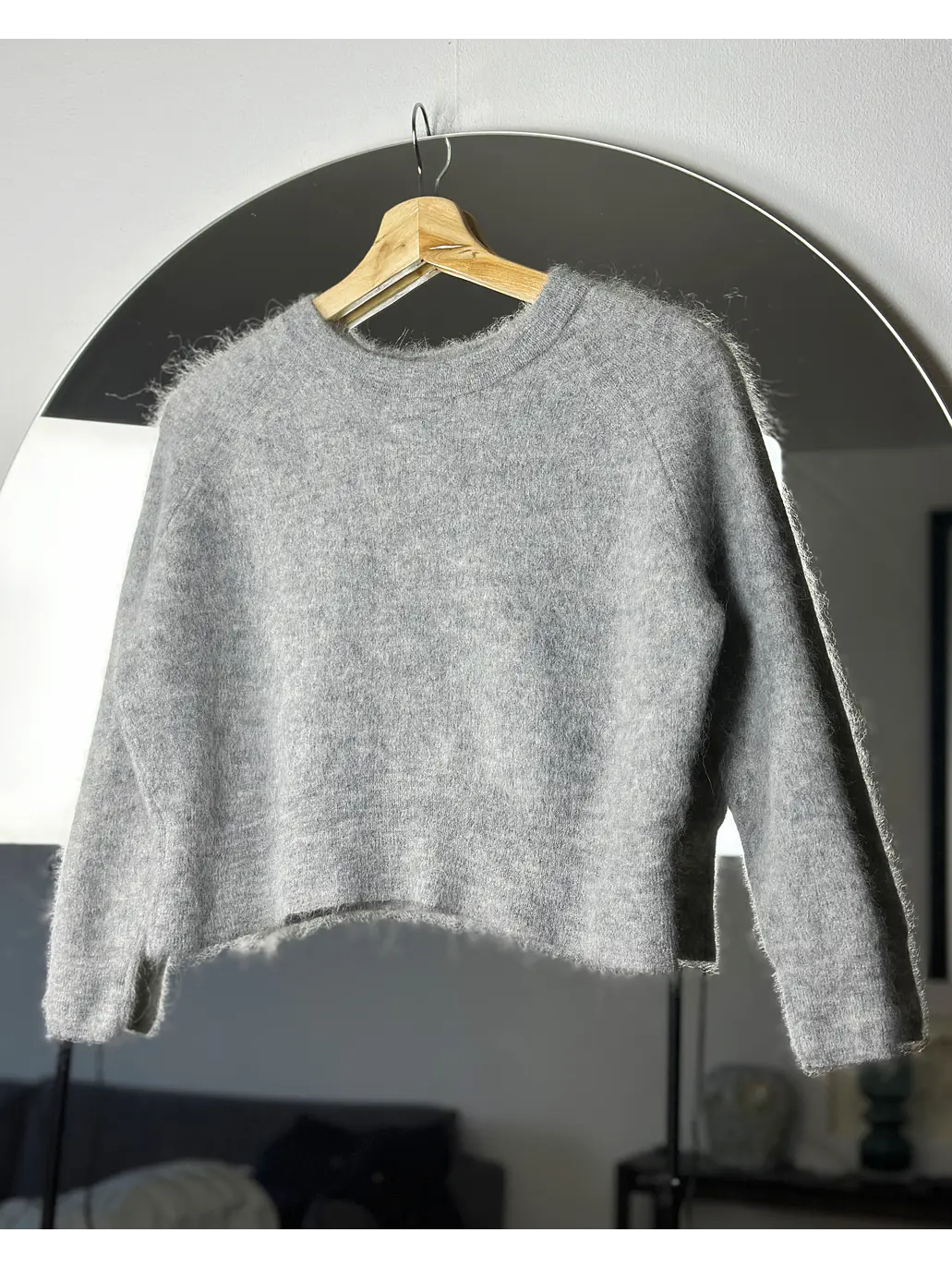 Chaleco crop gris 1