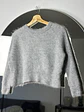 Chaleco crop gris - Miniatura 1
