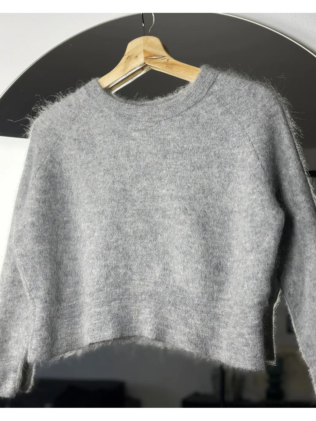 Chaleco crop gris 2