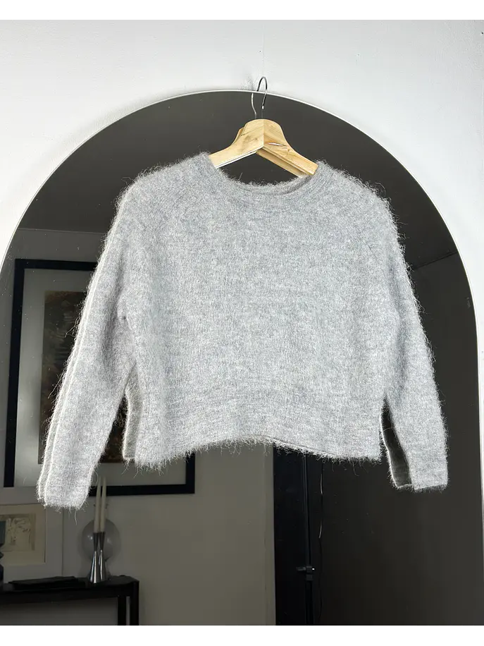 Chaleco crop gris 4