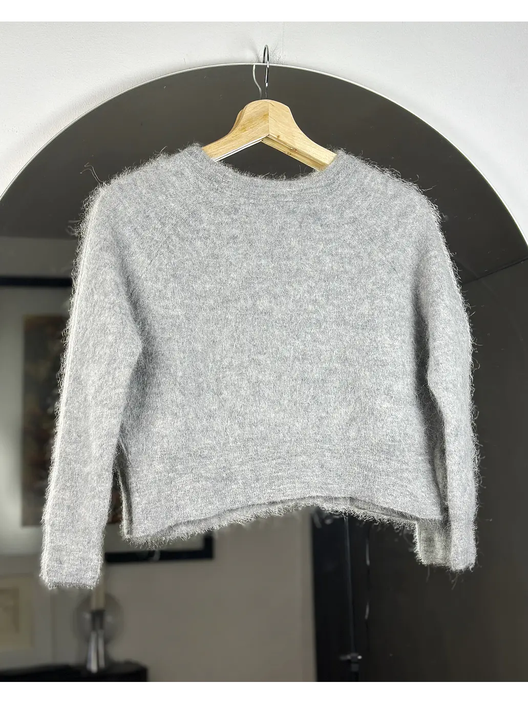 Chaleco crop gris 5