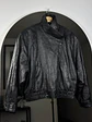 Chaqueta de cuero negra  - Miniatura 7