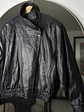 Chaqueta de cuero negra  - Miniatura 3