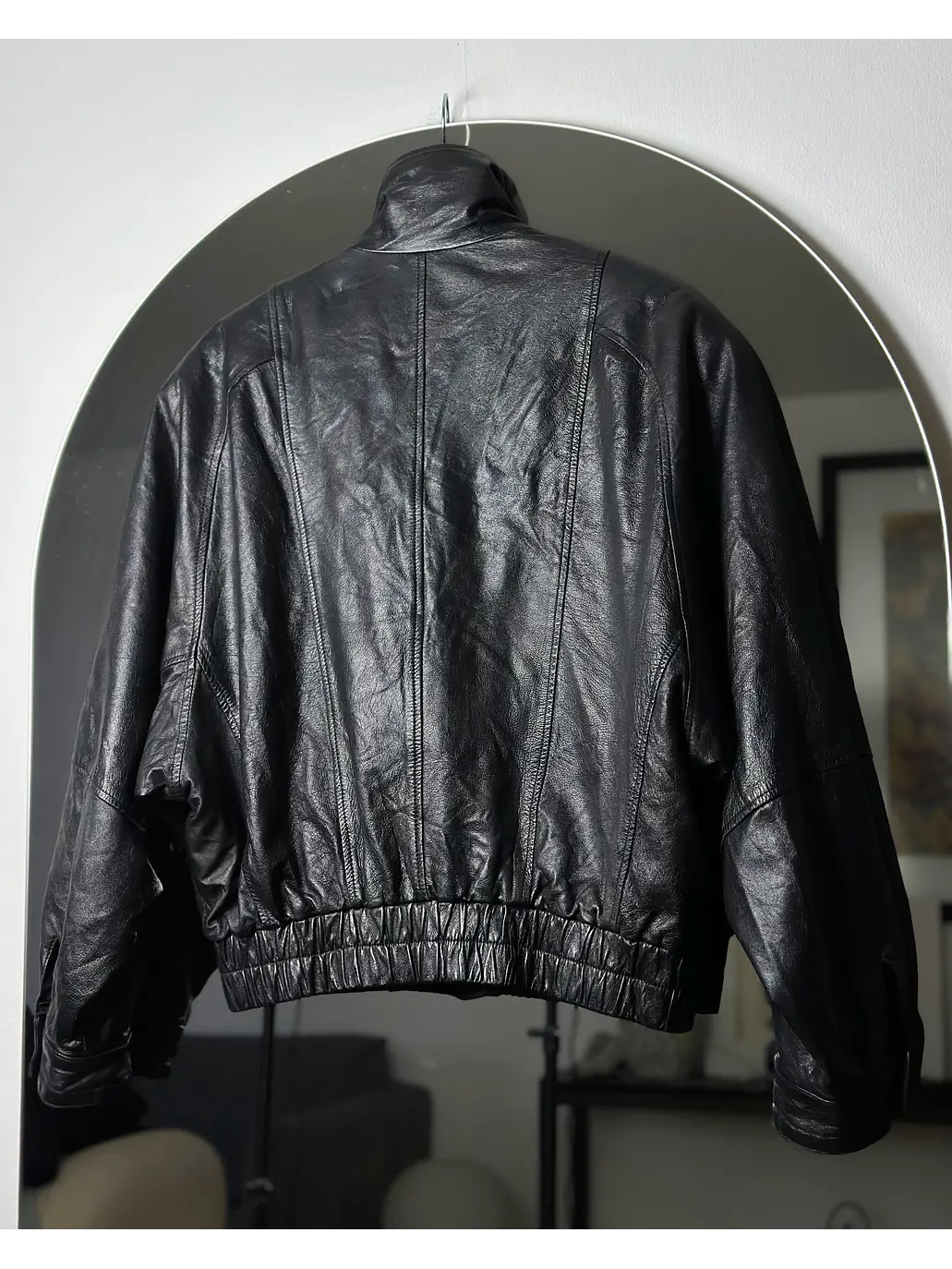 Chaqueta de cuero negra  5