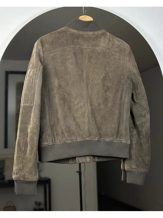 Chaqueta de gamuza cafe 6