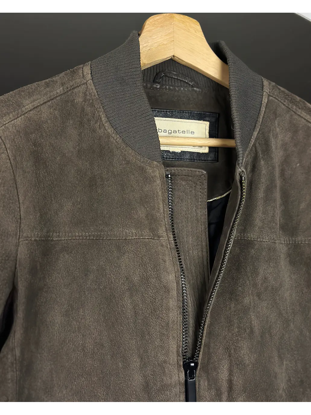 Chaqueta de gamuza cafe 4