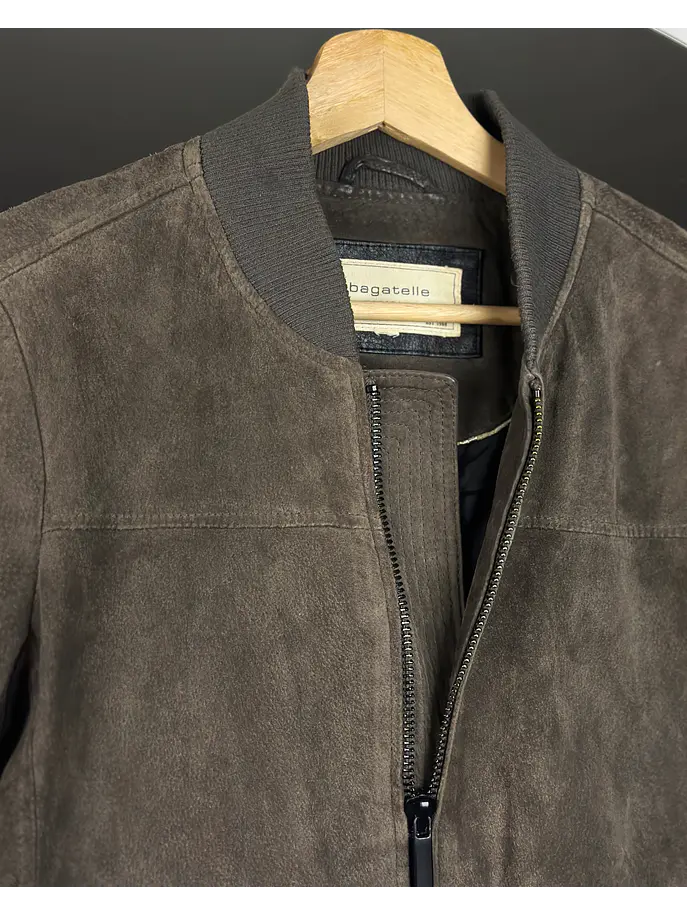Chaqueta de gamuza cafe 4