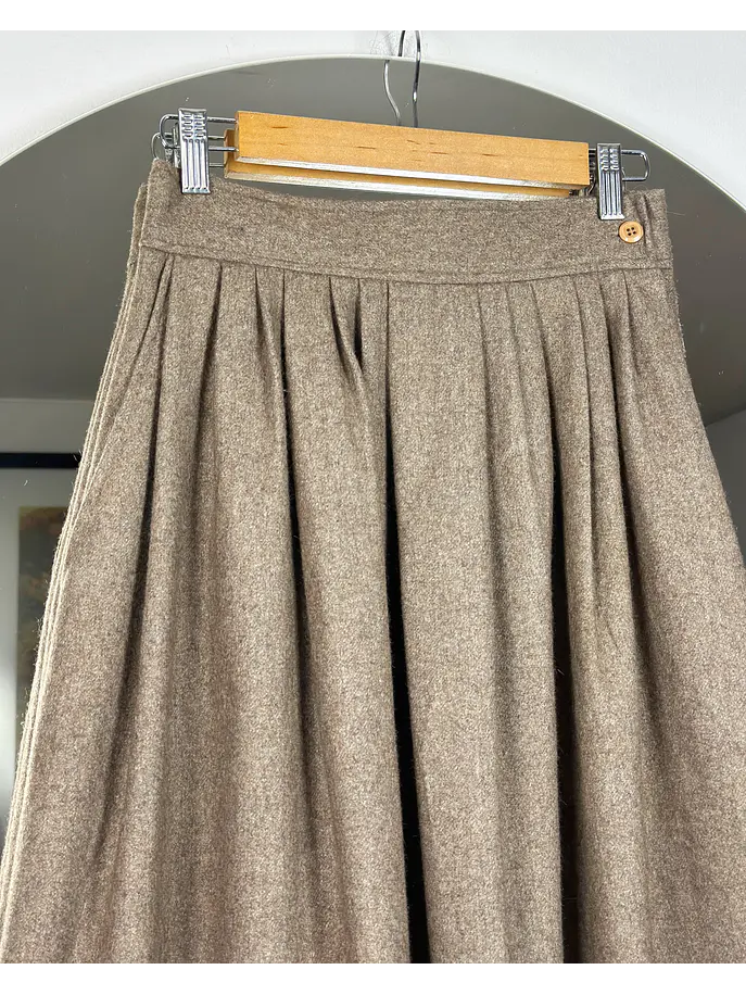 Falda beige vintage 3