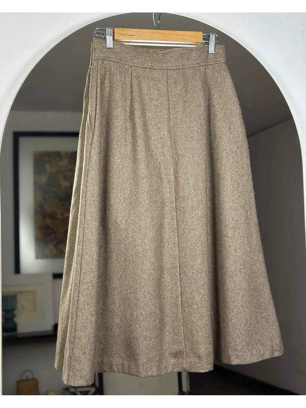 Falda beige vintage 5