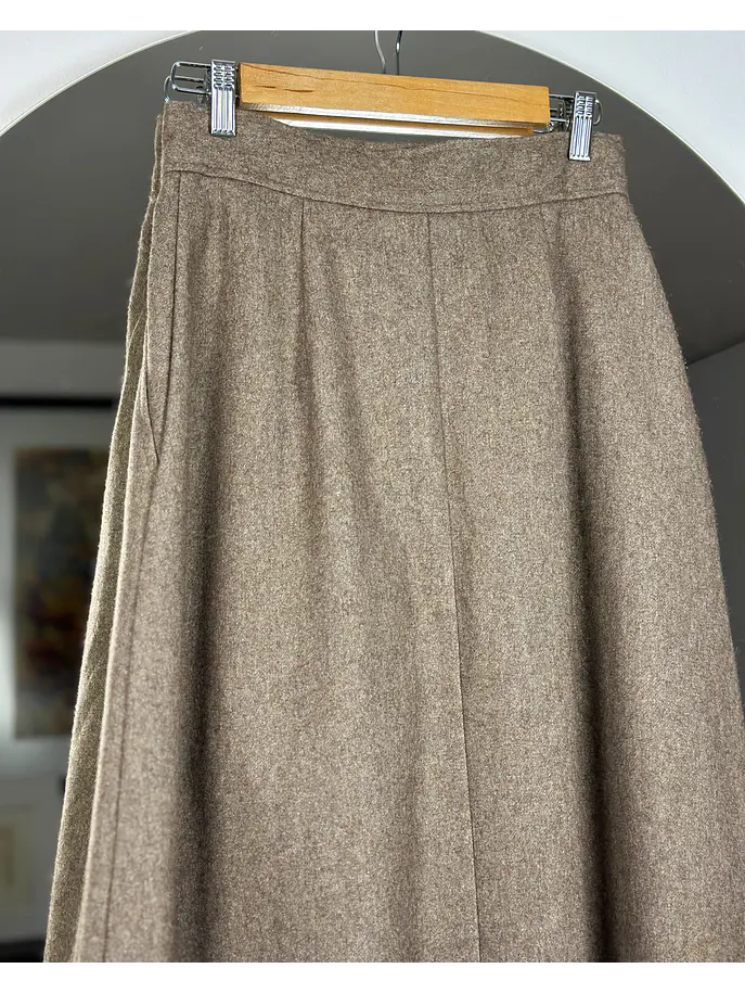Falda beige vintage 6