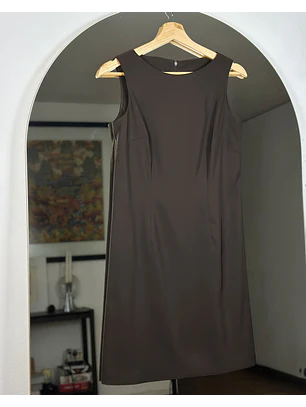 Vestido jumper café