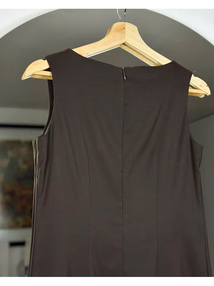 Vestido jumper café 5