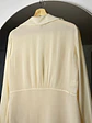 Blusa de seda color crema - Miniatura 6