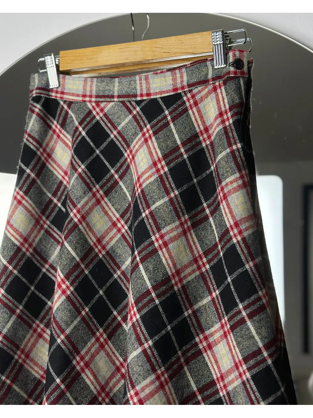 Falda cudrillé vintage 3
