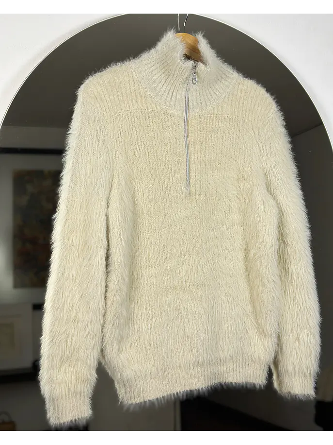 Chaleco beige afelpado 1