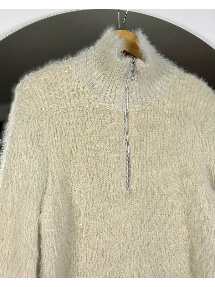 Chaleco beige afelpado 2