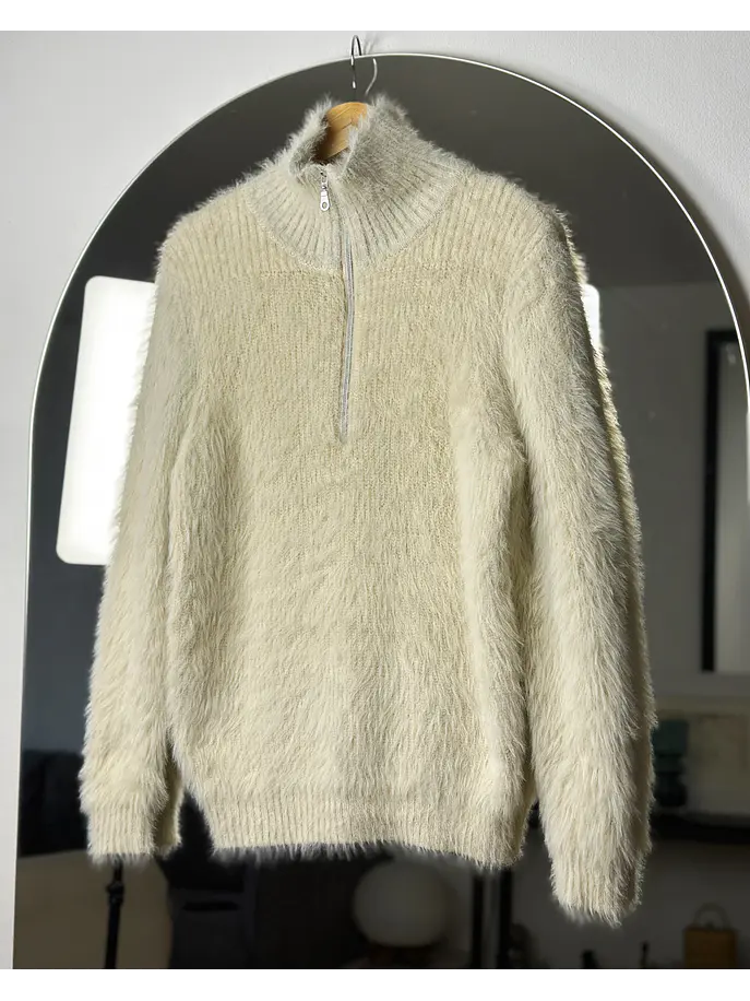 Chaleco beige afelpado 3