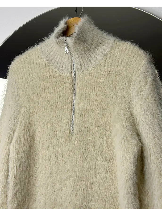 Chaleco beige afelpado 4