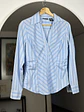 Camisa rayada celeste  - Miniatura 1