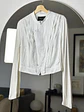 Chaqueta blanca satinada - Miniatura 3