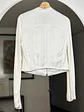 Chaqueta blanca satinada - Miniatura 5