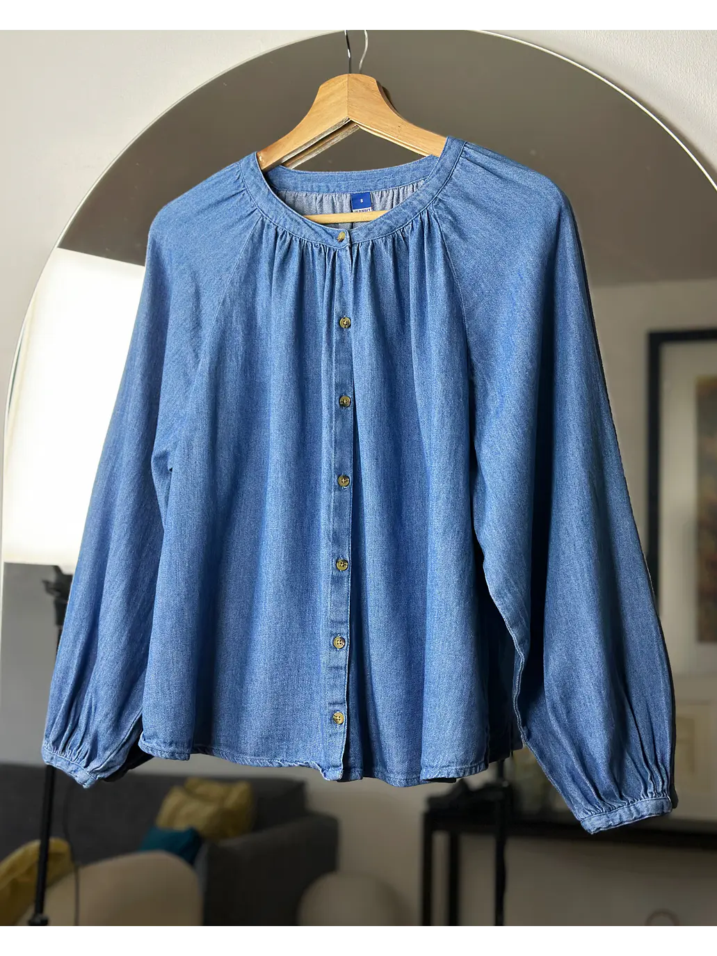 Camisa mezclilla azul 1