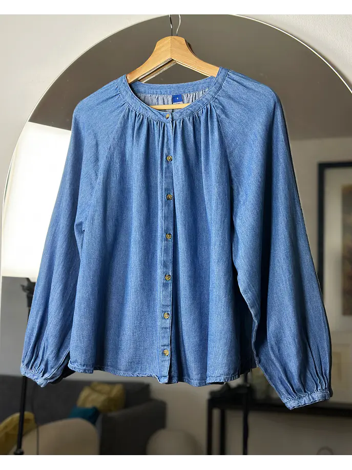 Camisa mezclilla azul 1