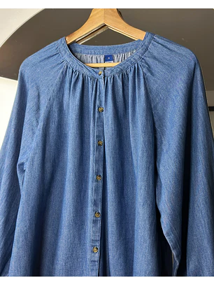 Camisa mezclilla azul