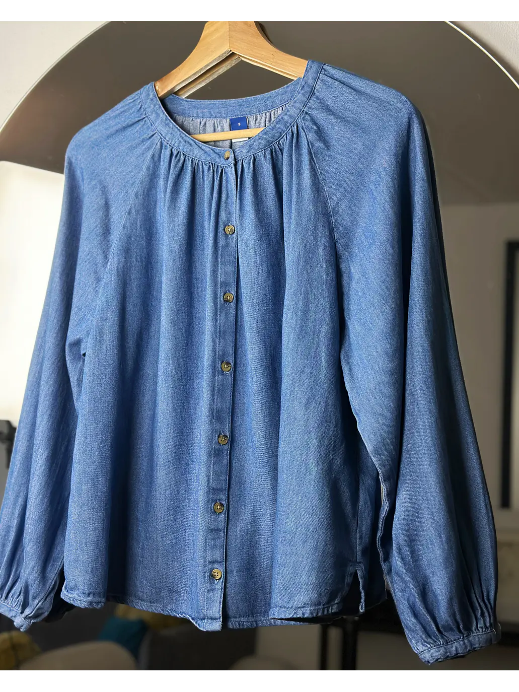 Camisa mezclilla azul 3