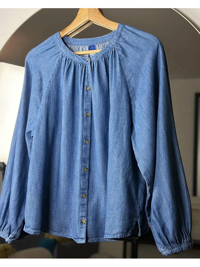 Camisa mezclilla azul 3