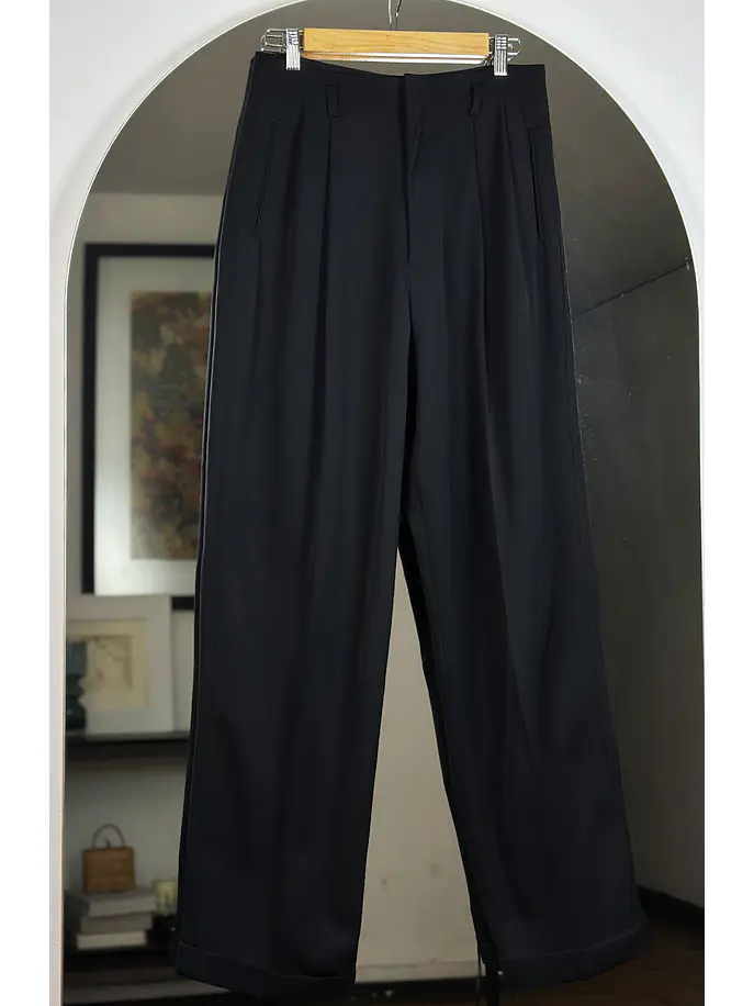 Pantalón sastrero negro 3