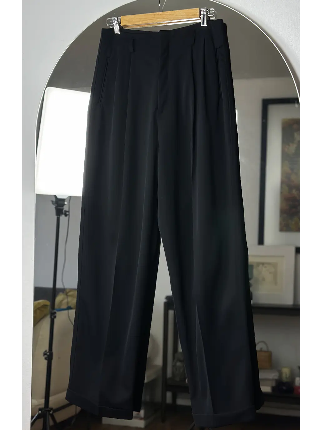 Pantalón sastrero negro 4