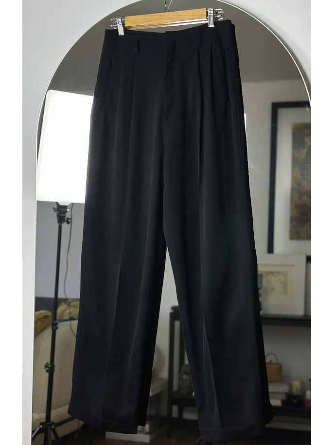 Pantalón sastrero negro 4