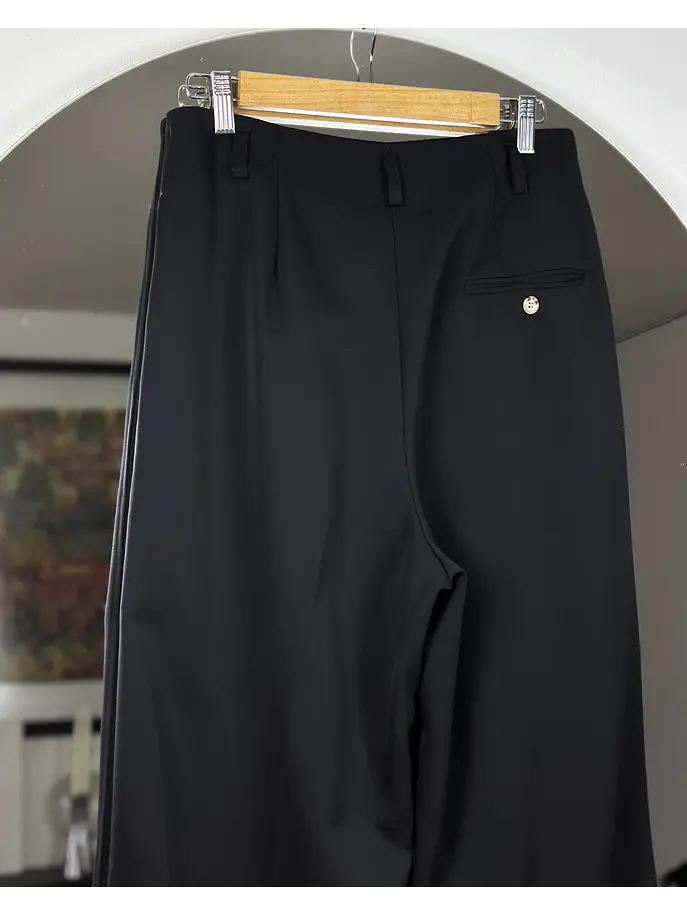 Pantalón sastrero negro 6
